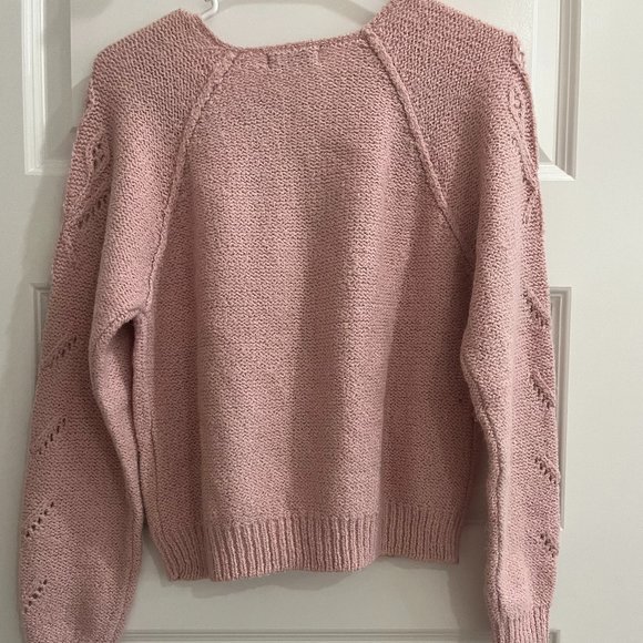 vintage pink cardigan - Picture 2 of 2